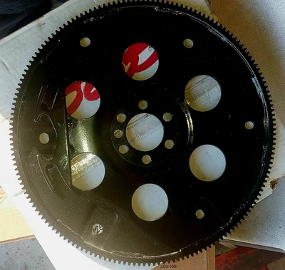 Chevrolet Small/Big Block Black Powder Coated Flexplate, 168 Tooth Count Foto 1 de 2