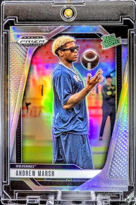Andrew Marsh 2025 Panini Prizm Selecciones del Draft DP Plata Prizm Clasificado Prospecto RP 🔥 Foto 1 de 2