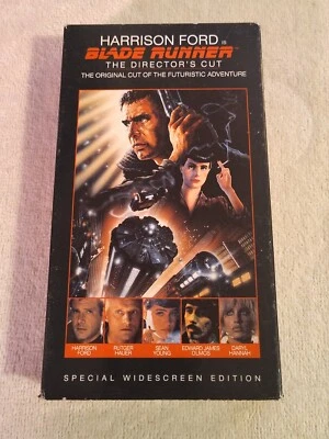 Blade Runner: Directors Cut 1991 VHS Tape Special Widescreen Edition  - Image 1 of 4