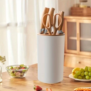 8-piece set of kitchen knives with knife holder, sharp blades, lightweight - Picture 1 of 6