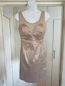 Precioso Vestido Bustier Body Color Taupe M - Imagen 1 de 6