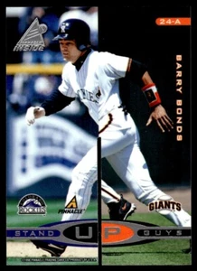1998 Pinnacle Inside Stand Up Guys Barry Bonds ALBERT BELLE - - Picture 1 of 2