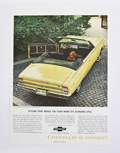 Grande Pubblicità Auto - 1964 Chevrolet Chevelle (opuscolo poster stampa pubblicitaria) - Foto 1 di 1