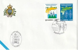 2002 FDC LIBERTAS A. A. S. F. N. San Marine Cir Region 1 MF81529 - Imagen 1 de 1