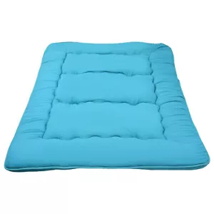 Foldable Japanese Floor Mattress Futon Mattress Roll Up Sleeping Mat Couch Bed - Picture 1 of 9