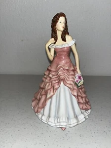 Royal Doulton Blume des Monats November Chrysantheme Figur HN 5510 signiert - Bild 1 von 6