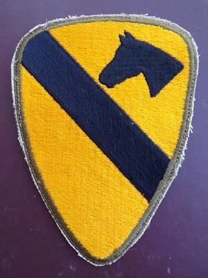 WWII 1st Cavalry Division Patch Military Uniform Shoulder Insignia SSI No Glow - Image 1 of 2