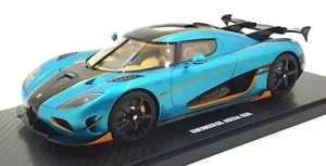 GT Spirit 1/18 Scale Resin GT390 - Koenigsegg Agera RS - Blue/Black - Picture 1 of 5