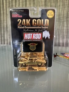 Hot Rod Magazine 55th Anniversary 24K Gold Plated Commemorative Series Car - New - Picture 1 of 2