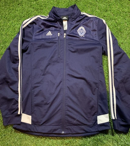 Adidas Vancouver Whitecaps Boys XL Soccer Anthem Jacket Football Training Cover