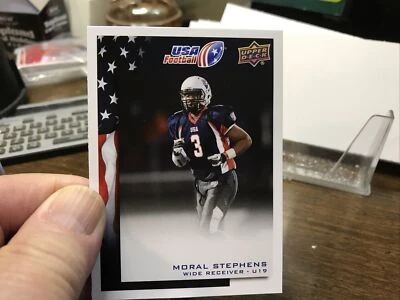2014 Upper Deck USA Football #7 Moral Stephens RC - Image 1 of 2