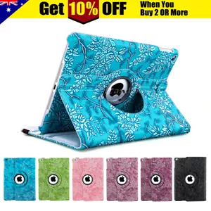 360 Leather Case Cover for Apple iPad 11 10 9 8 7 Gen 6 5 4 3 2 mini Air Pro - Picture 1 of 12