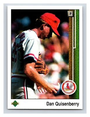 1989 Upper Deck #533 Dan Quisenberry - Image 1 of 2