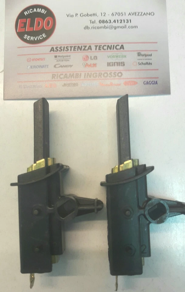 Spazzole lavatrice sangiorgio ocean brandt hoover ariston indesit coppia 196541 Foto 1 de 3