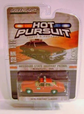 1976 '76 PONTIAC LEMANS MISSOURI STATE POLICE GREEN MACHINE CHASE HOT PURSUIT - Image 1 of 3