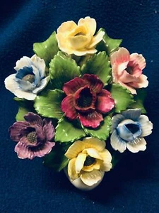 Mazzo di fiori dipinto a mano Aynsley - Foto 1 di 4