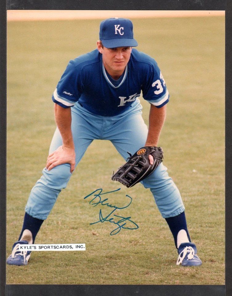 Foto instantánea de autógrafo firmada por Kevin Seitzer Royals 7-7/8 x 9-7/8 certificado de autenticidad automático #1 Foto 1 de 1