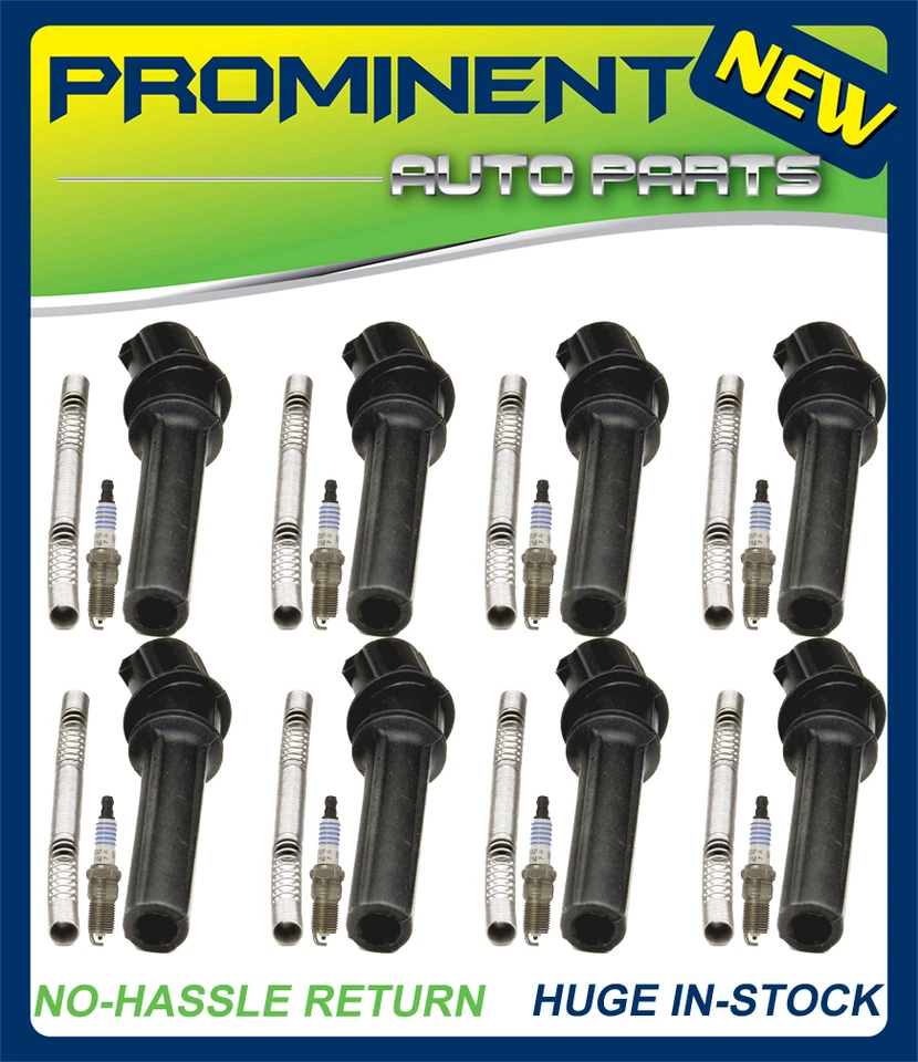 Juego de 8 boquillas de encendido y bujías para Ford Mercury Lincoln FD503 SP493 Foto 1 de 1