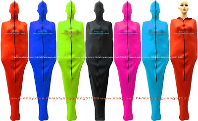Unisex Spandex Mummy Suit Costumes Sleeping Bag Bodysuit+ internal Sleeves F1008 - Image 1 of 2