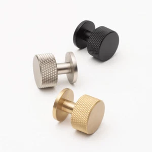 Kitchen knob pull Drawer Cabinet handles cupboard furniture door solid brass - Picture 1 of 11