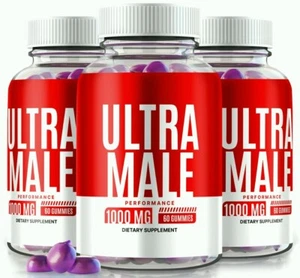 (3 Pack) Ultra Male Advanced Male Gummies to Boost Vitality and Performance - Picture 1 of 8