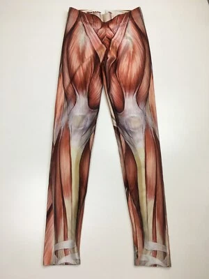 BLACK MILK Australia MultiColor Skin Muscle Body Print Leggings Womens sz XS - Image 1 of 4