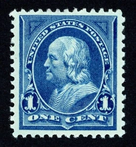Francobollo Stati Uniti, Scott # 264 come nuovo NH, blu scuro - Foto 1 di 1
