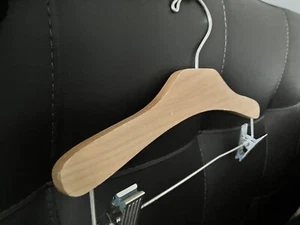 BEVERLY HANGERS WOODEN CHILDREN'S CLOTHES PANT HANGERS FROM JANIE & JACK STORE - Picture 1 of 2