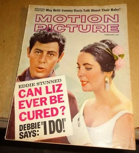 magazine MOTION PICTURE february 1961 liz taylor - Picture 1 of 2