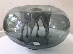 VINTAGE BLOWN ART GLASS SCULPTURE “IKEBANA” BY DRAGAN DROBNJAK YUGOSLAVIA 1970’s - Picture 1 of 24