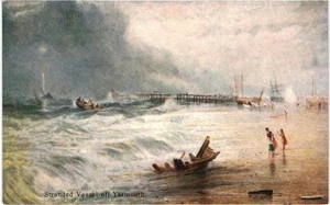 CPA Carte Postale Royaume Uni Yarmouth Standed Vessel illustration VM98565ok - Picture 1 of 2