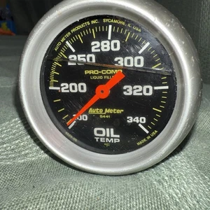 AUTOMETER PRO-COMP LIQUID FILLED 2 5/8” Mechanical OIL TEMP GAUGE - Bild 1 von 6