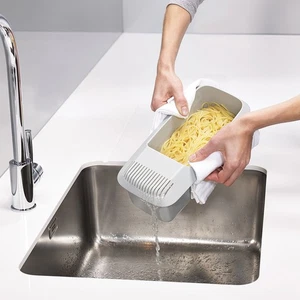 ✈Microwave Pasta Cooker With Strainer Heat Resistant Pasta Boat Spaghetti Noodle - Picture 1 of 5