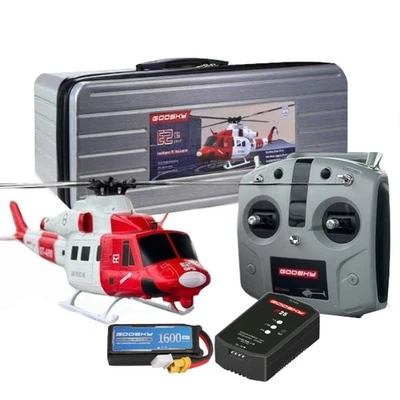 Goosky E2 GPS UH-1Y With Metal Looking Case RTF Ready to Fly Helicopter Package