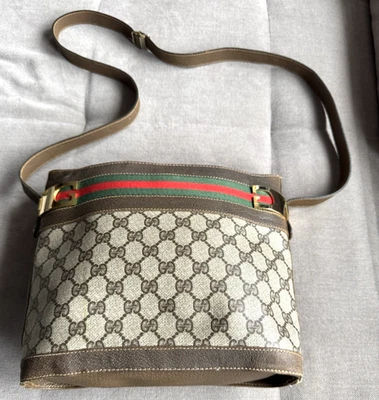 Bolso Bandolera Gucci Ophidia GG Monograma Vintage Auténtico Buen Estado  Foto 1 de 4