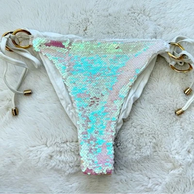 Beach Bunny женщин блестки плавать низ размер L - Изображение 1 из 4