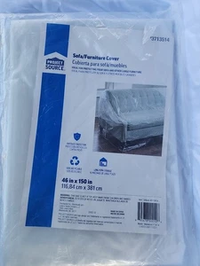 Sofa/Furniture Cover - Clear 46 In x 150 In  - Picture 1 of 2
