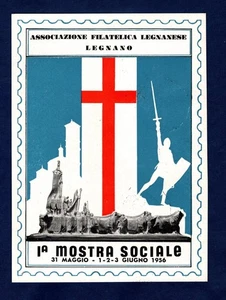 LEGNANO 1956: 1ST SOCIAL PHILATELIC EXHIBITION - Picture 1 of 2