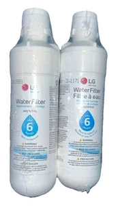 2 PACK Refresh Refrigerator Ice Water Filter For LG LT1000P ADQ747935 Brand New - Picture 1 of 2