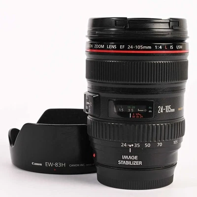 Canon Lens EF 24-105mm f/4 L IS USM SHP 310215 - Image 1 of 4