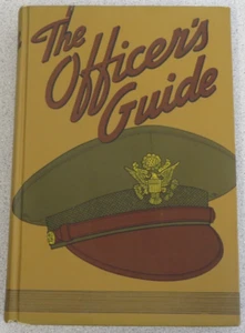 The Officer's Guide - Military Service 1942 - 9th edition hardcover vintage WW2 - Picture 1 of 10