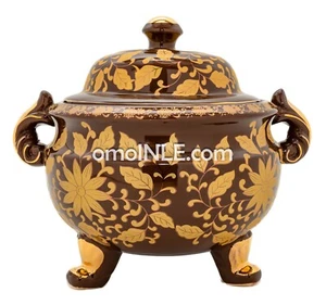 OPER CARMELITA PARA OYA 3 PATAS 3-BEINIGE BRAUNE TERRINE 43648 - Bild 1 von 4