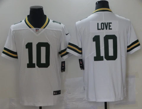 Jordan Love Parckers White Jersey Cover