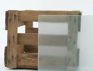 Glasscheibe Glasplatte Glas auf Wunschmaß Glaseinlegeboden Satiniertes Glas - Bild 1 von 3