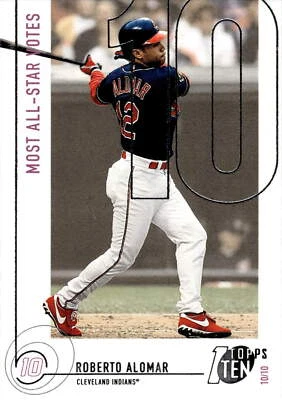 2002 Topps Ten #110 Roberto Alomar Die Cuts - Image 1 of 2