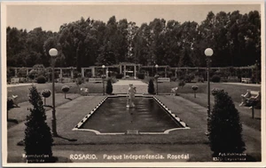 Argentina Rosario Parque Independencia Rosedal RPPC B177 - Picture 1 of 2