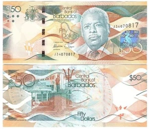 Barbados - 50 Dollars 2018 UNC P. 77c Lemberg-Zp - Picture 1 of 1