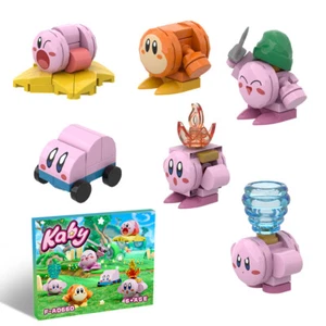 6 in 1 MOC Star Kirby Figure Costruzione Giocattoli Gioco Kirby Figure Collezione Modello - Foto 1 di 9