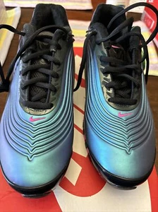 Nike Air Max Deluxe "Throwback Future" Black/Regency/Purple AJ7831-004 Sz 8 Box - Picture 1 of 11