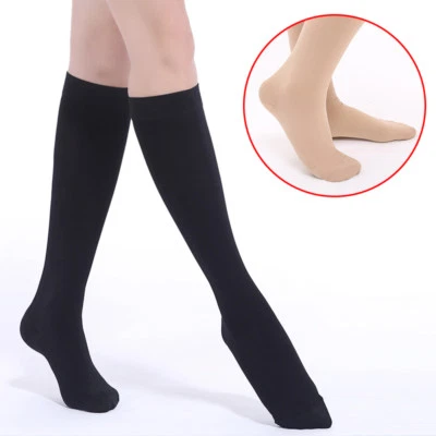 Men Women Compression Socks Support Medical Stockings Varicose Edema 20-30 mmHg - Image 1 of 4